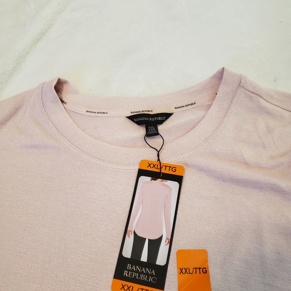 Banana Republic Women's Pink Long Sleeve Top - Picture 7 of 11